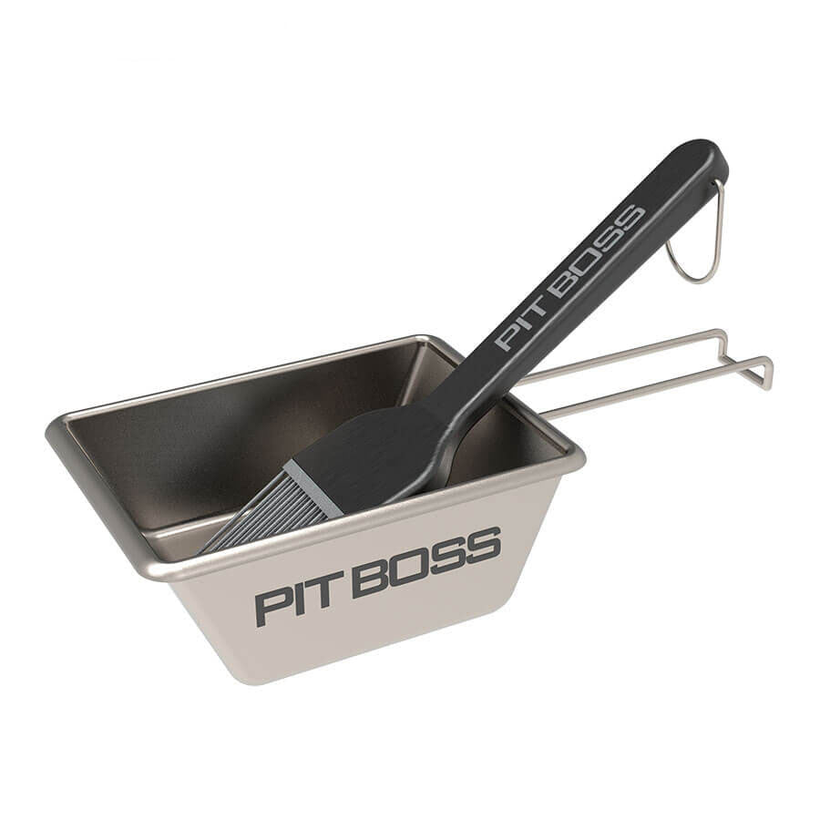 Griddle Sauce Pot and Brush