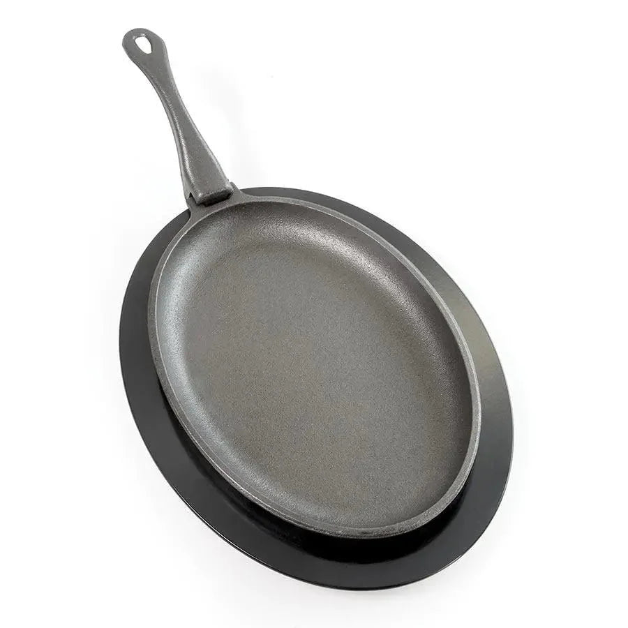 Napoleon Grills Professional Oval Cast Iron Skillet
