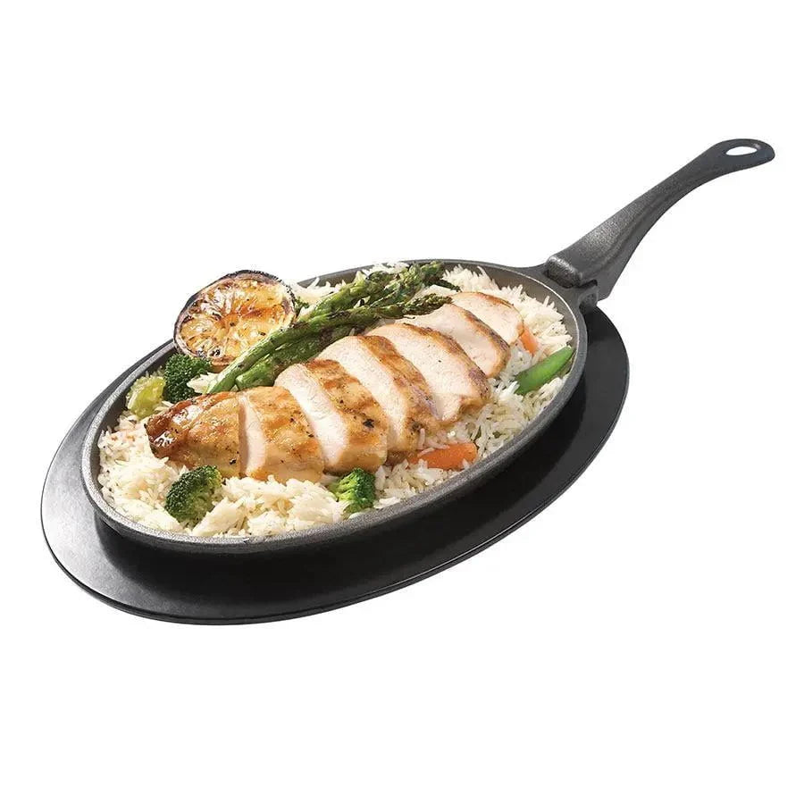 Napoleon Grills Professional Oval Cast Iron Skillet - Image 6