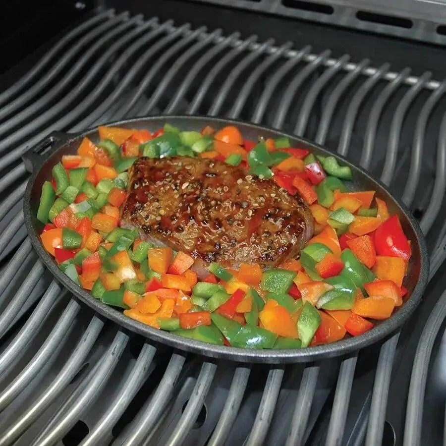 Napoleon Grills Professional Oval Cast Iron Skillet - Image 8