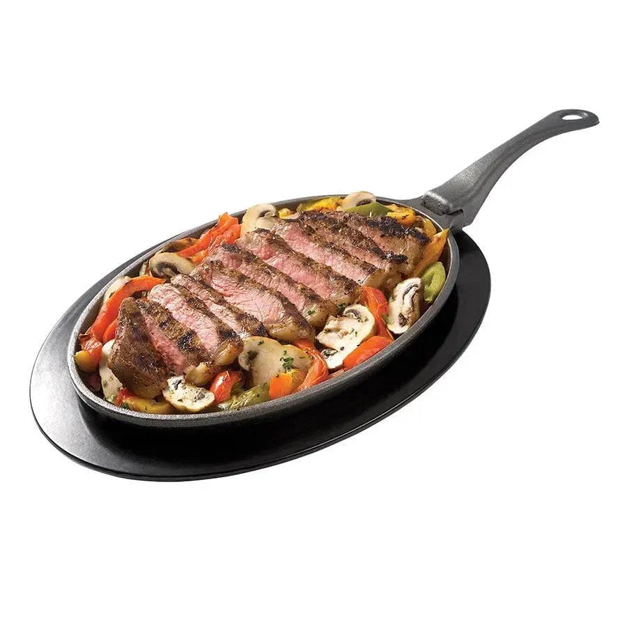 Napoleon Grills Professional Oval Cast Iron Skillet - Image 3