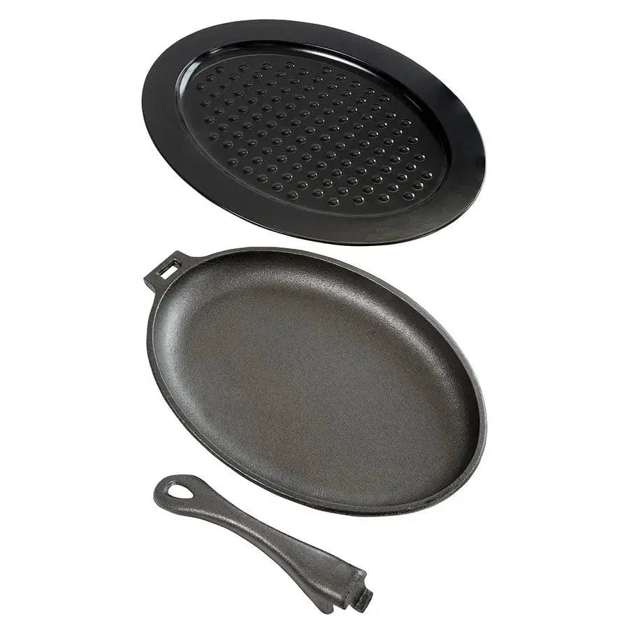 Napoleon Grills Professional Oval Cast Iron Skillet - Image 5