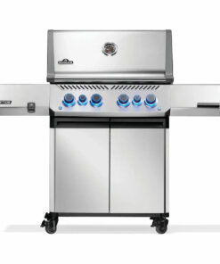 Napoleon Prestige 500 Gas BBQ Grill with Infrared Side and Rear Burner. Stainless Steel