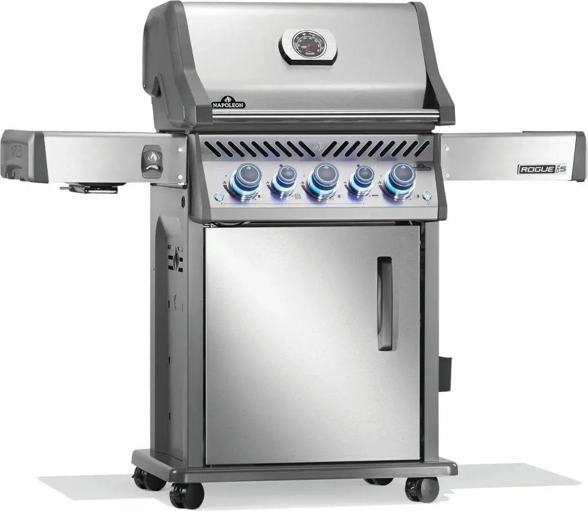 Napoleon Rogue PRO-S 425 Gas BBQ Grill with Infrared Side and Rear Burners. Stainless Steel - Image 2