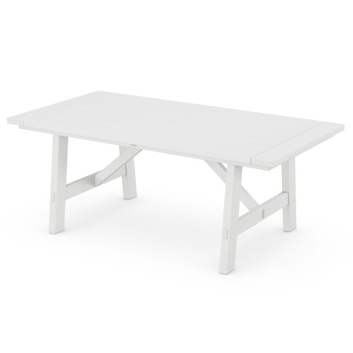 Polywood: Rustic Farmhouse 39 x 75 Dining Table - Image 6