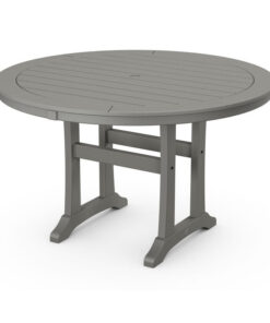 Polywood: Nautical Trestle 48 Round Dining Table