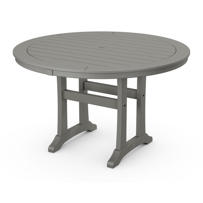 Polywood: Nautical Trestle 48 Round Dining Table - Image 10