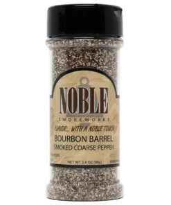Noble Saltworks Bourbon Barrel Smoked Coarse Pepper. 3.4oz