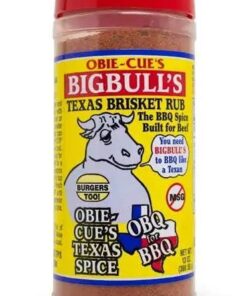 Obie-Cue's Big Bull's Texas Brisket Seasoning. 13oz