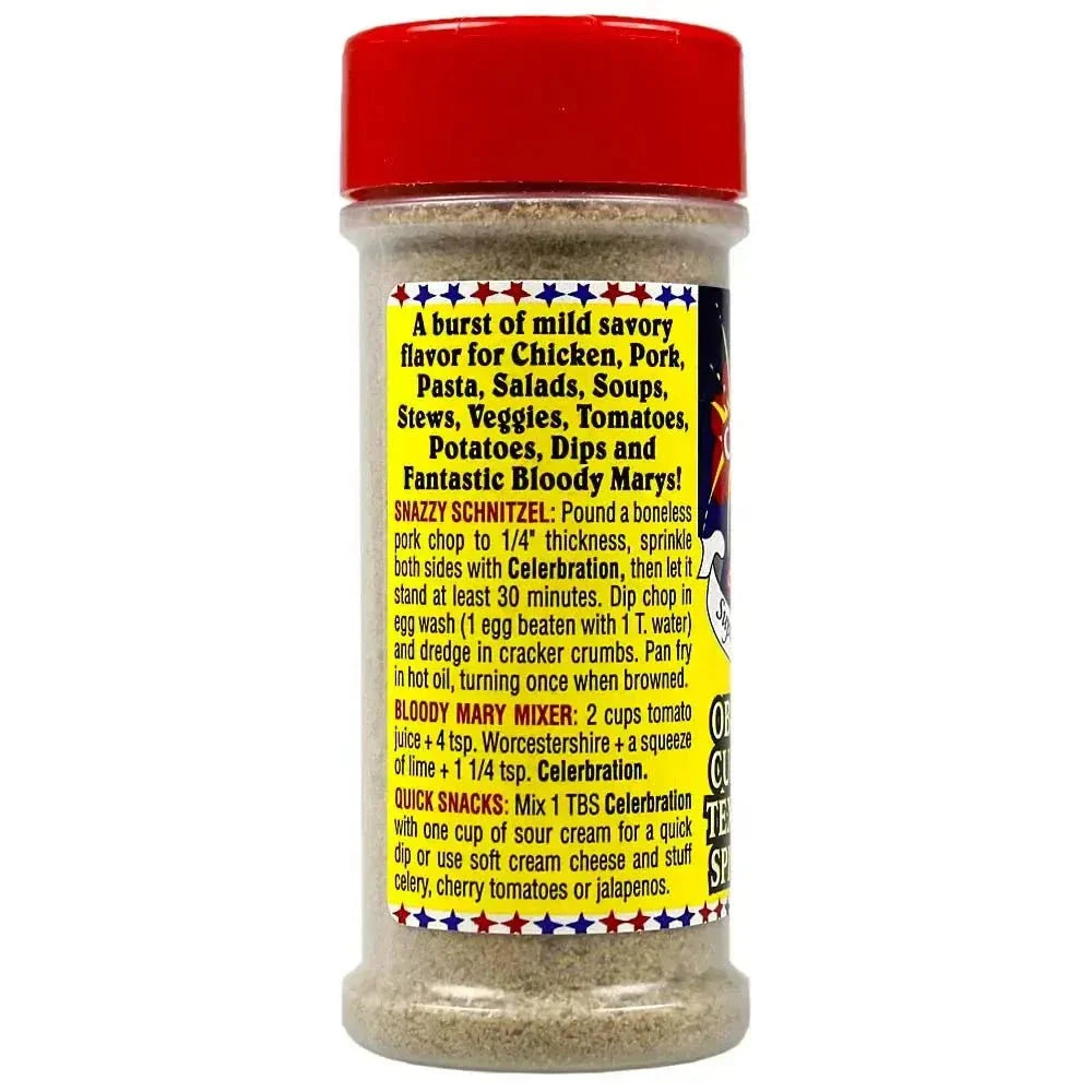Obie-Cue's Celerbration Seasoning 13.6oz - Image 2