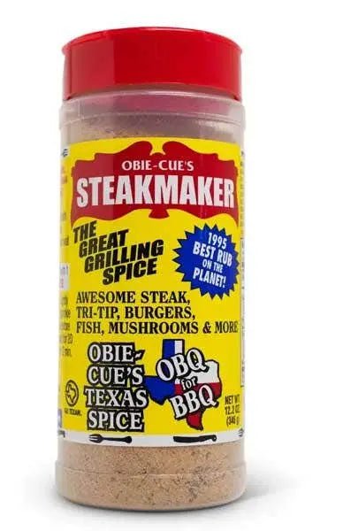 Obie-Cue's Steakmaker Seasoning. 12.2oz