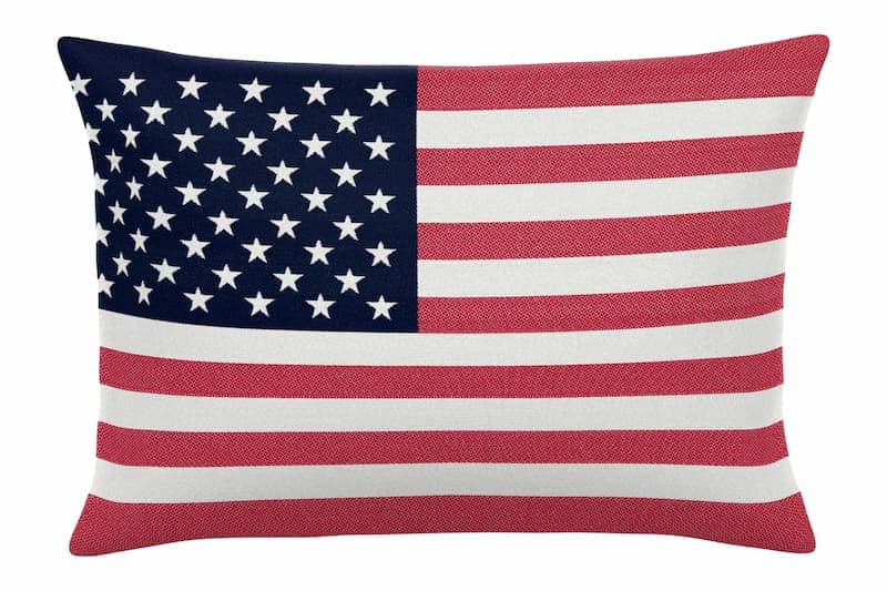 Old Glory 13 x 21 Lumbar Throw Pillow