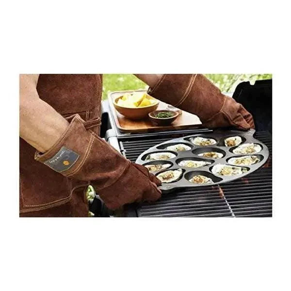 Outset BBQ Leather Grill Gloves - Image 3