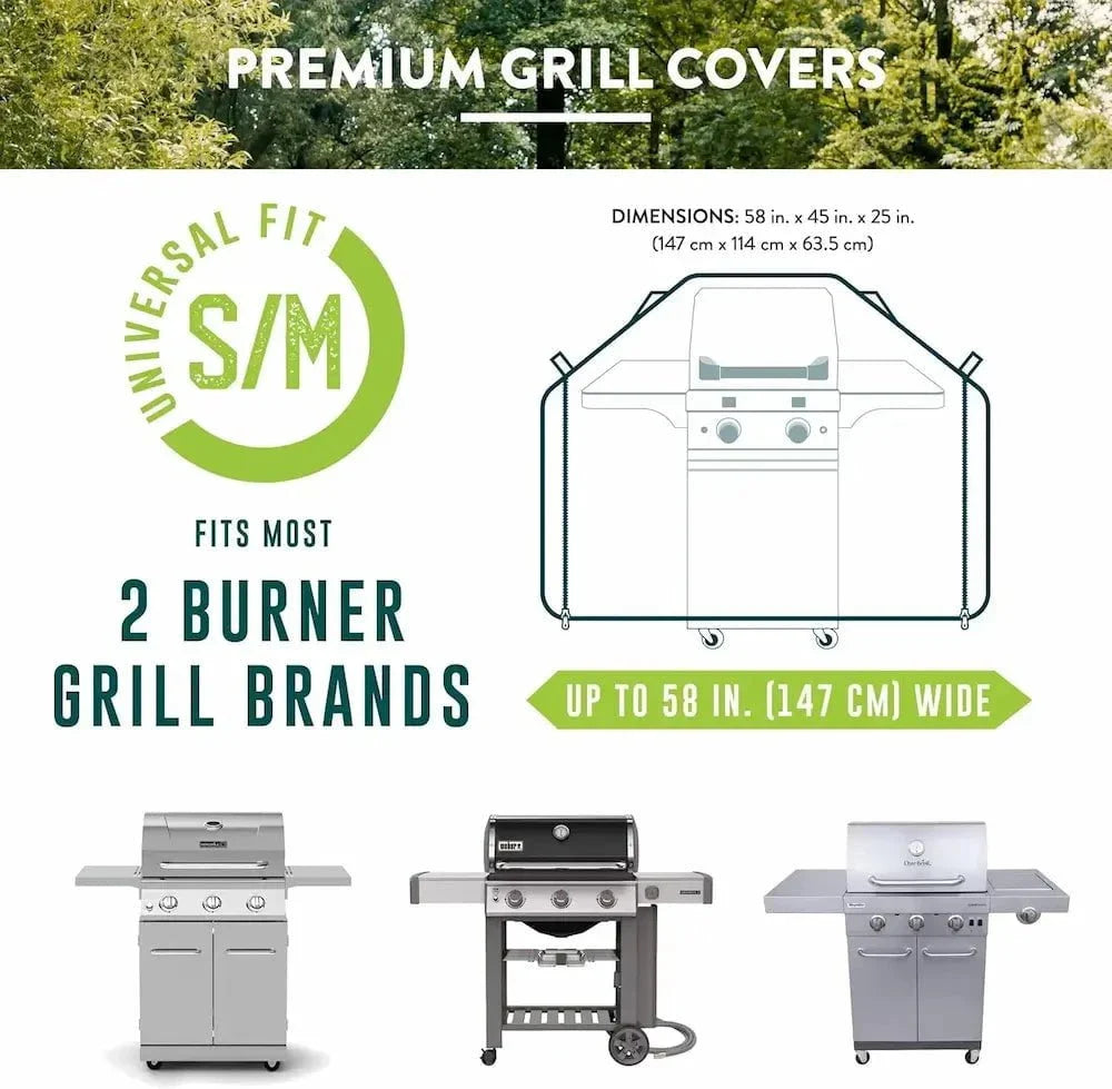 Patio Companion Premium Small/Medium Universal 58-inch Grill Cover - Image 2