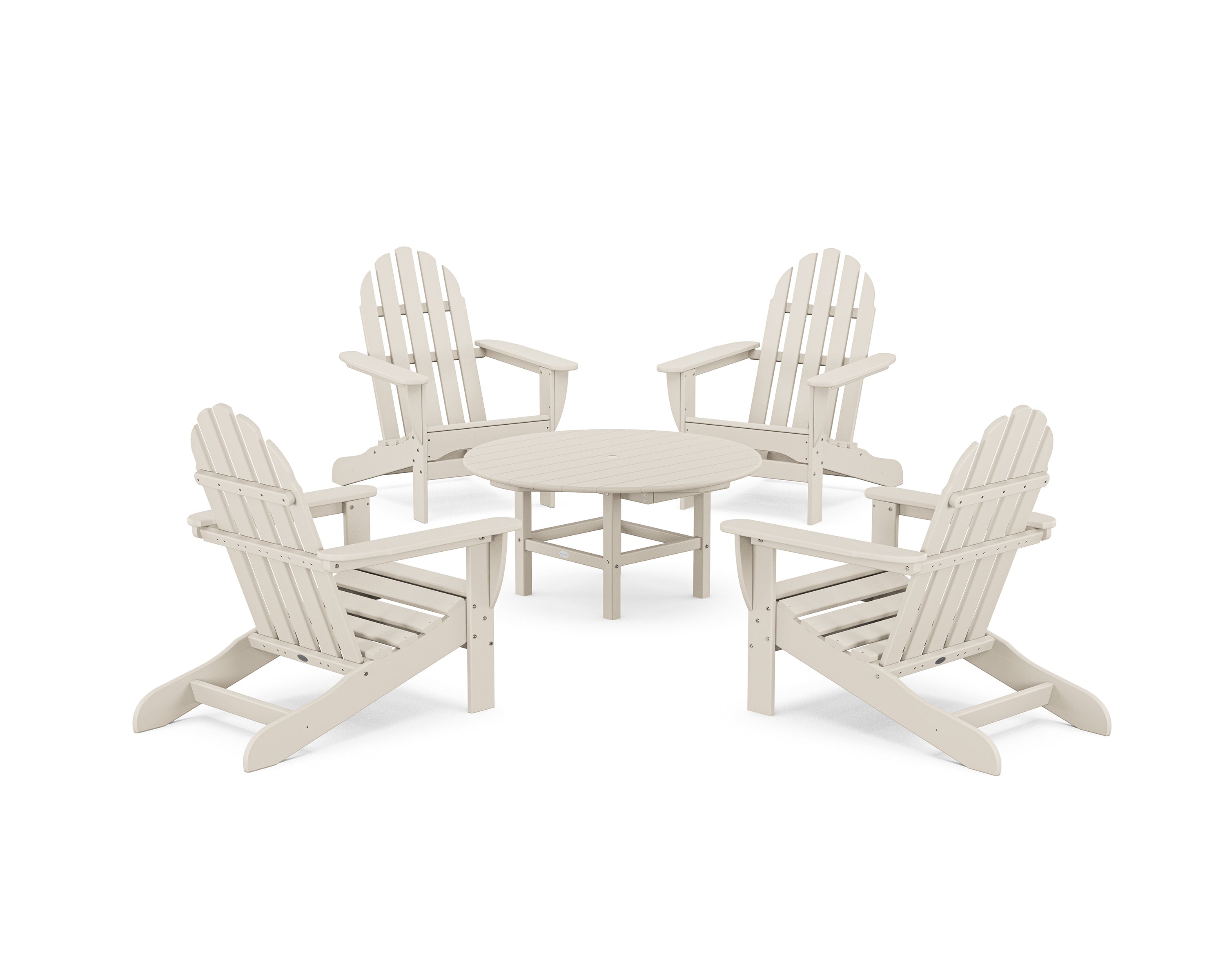 Polywoood: Classic Adirondack 5-Piece Conversation Set - Image 20