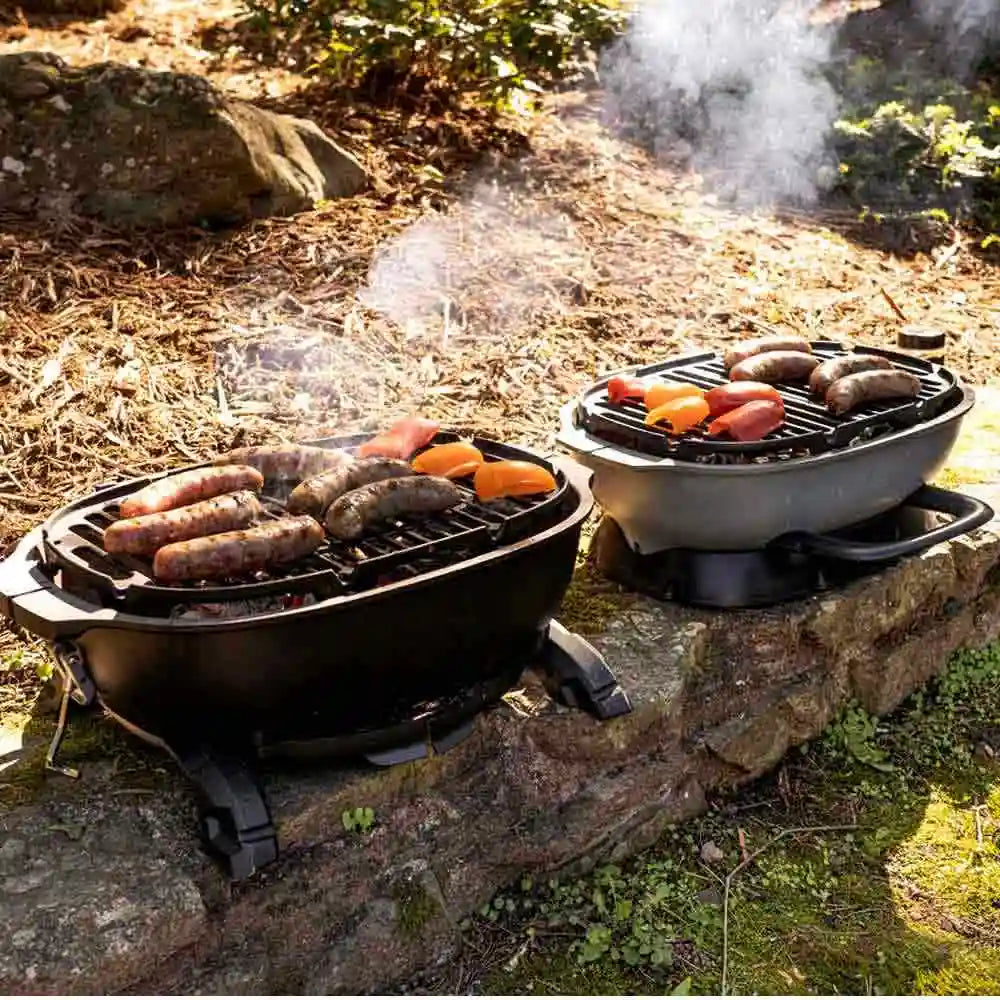 PK Grills PKGO Portable Charcoal BBQ Grill with Flipkit - Image 2