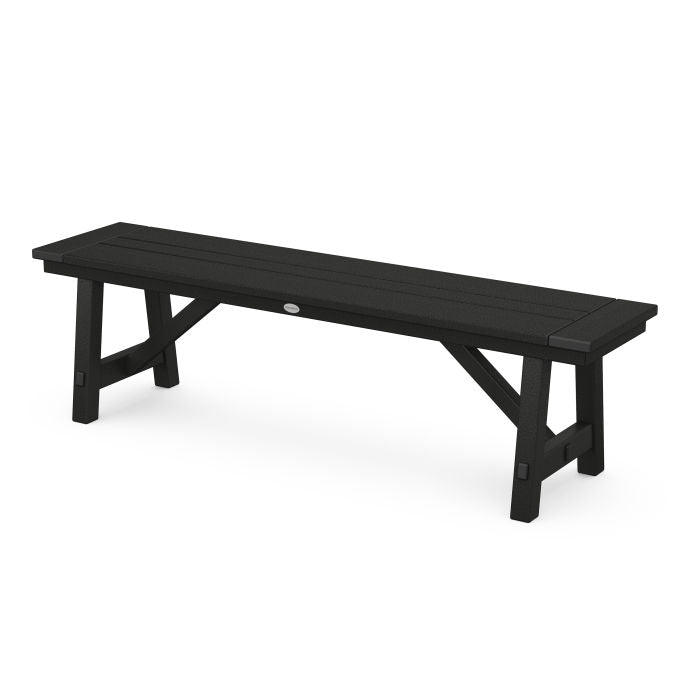 Polywood: Rustic Farmhouse 60 Backless Bench - Image 2