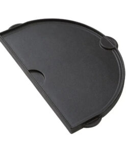 Primo Cast Iron Griddle for Oval JR 200. Flat and Grooved Sides