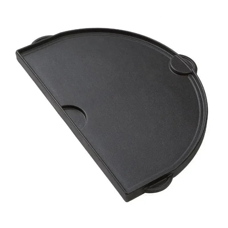 Primo Cast Iron Griddle for Oval JR 200. Flat and Grooved Sides
