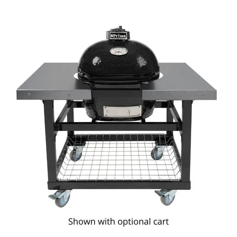 Primo Oval Junior Freestanding Kamado BBQ Grill - Image 2