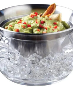 Prodyne ICED Dip-on-Ice Stainless-Steel Serving Bowl