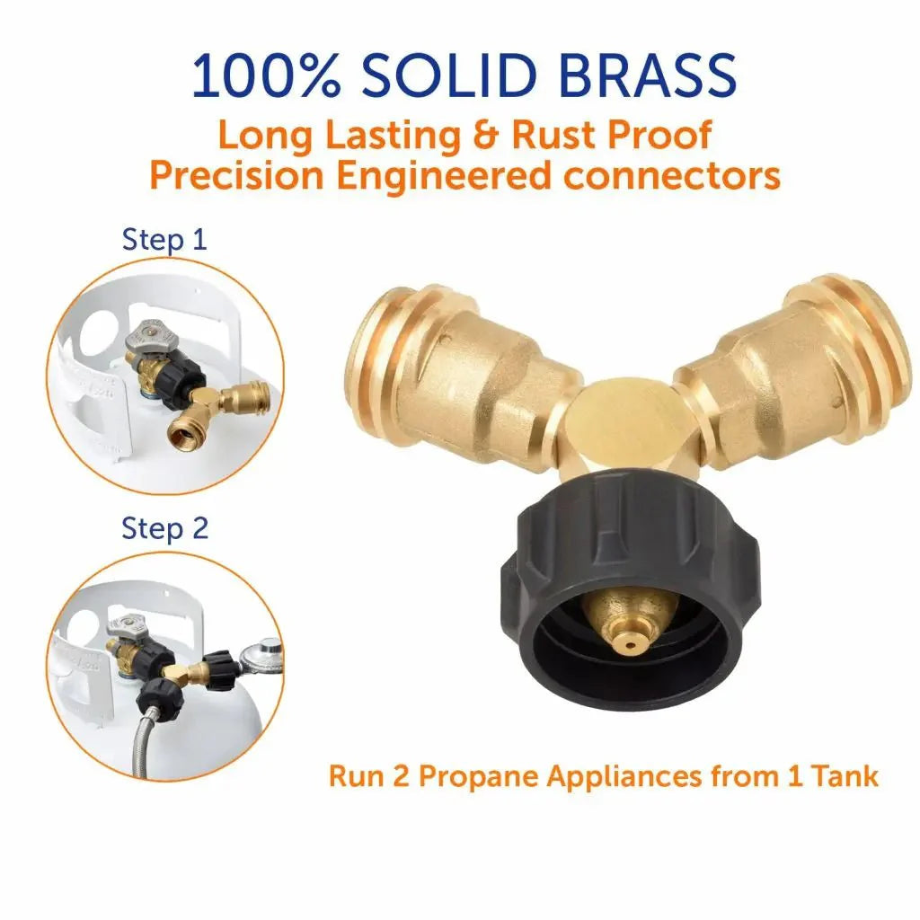Propane Y - Splitter Valve for Propane Tank - Image 2