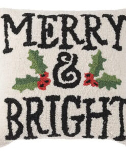Punch Hook Merry & Bright Pillow