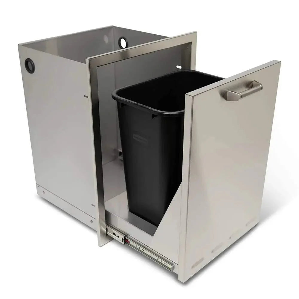 Quivira 20 Inch Rollout Propane/Trash Drawer with One Trash Can - Image 2