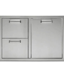 Quivira 32 Combo Trash/Propane Rollout with Two Drawers