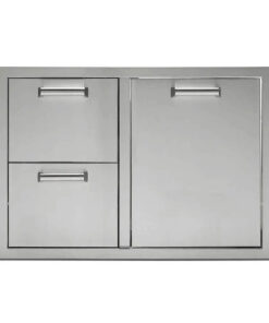 Quivira 36 Combo Trash Rollout with Two Drawers