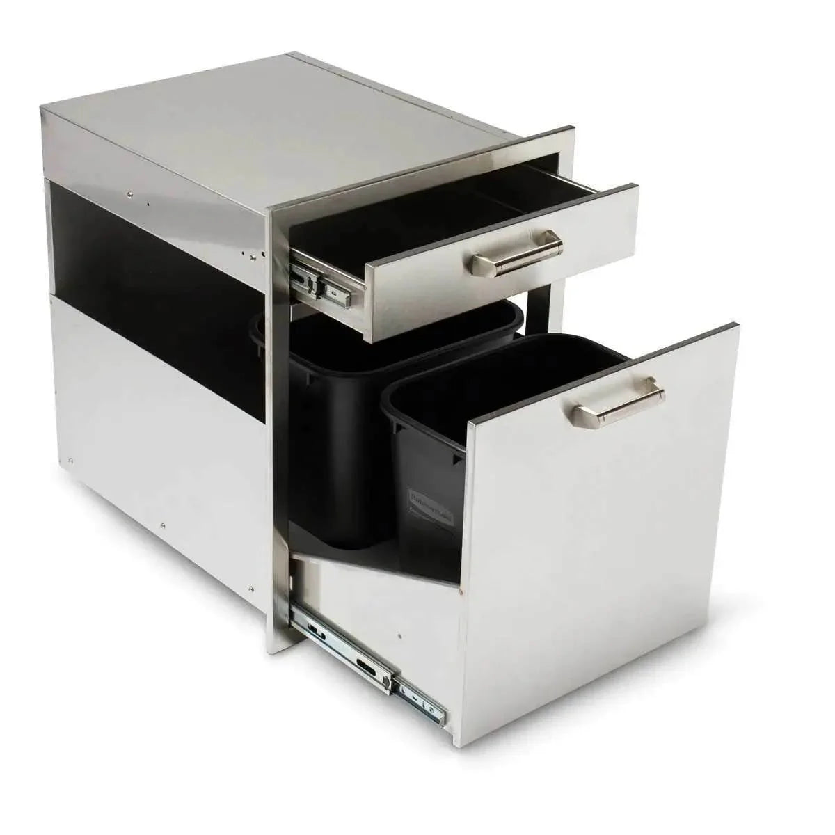 Quivira Trash and Recycle Rollout with Single Drawer - Image 7