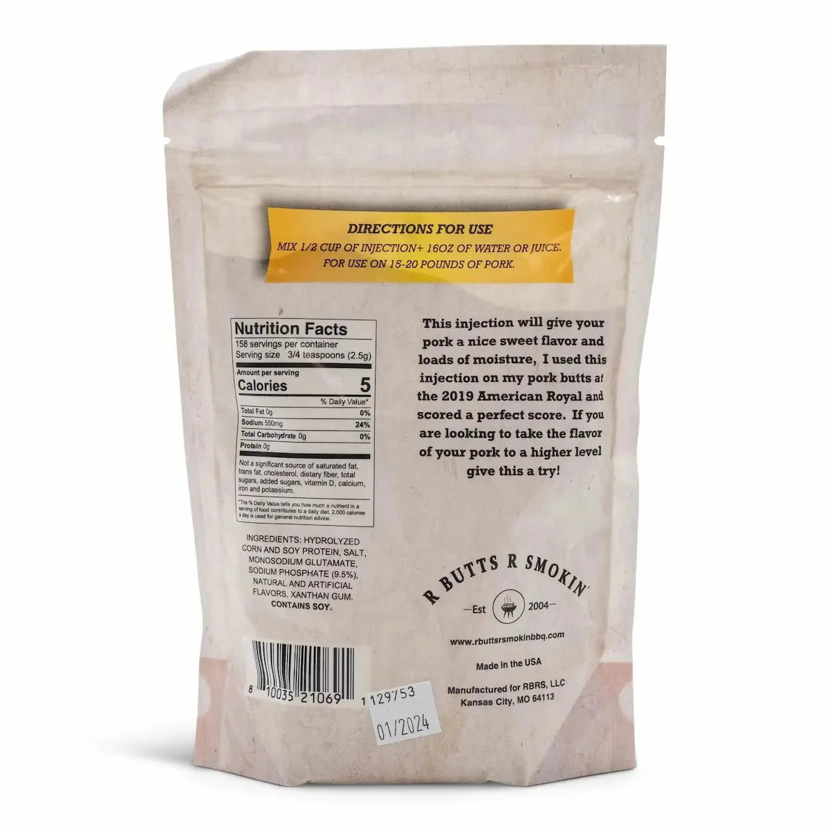 R Butts R Smokin' Porkapolooza Injection 14 oz. - Image 2