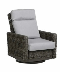 Ratana Boston Swivel Recliner with Cash Ash Cushions