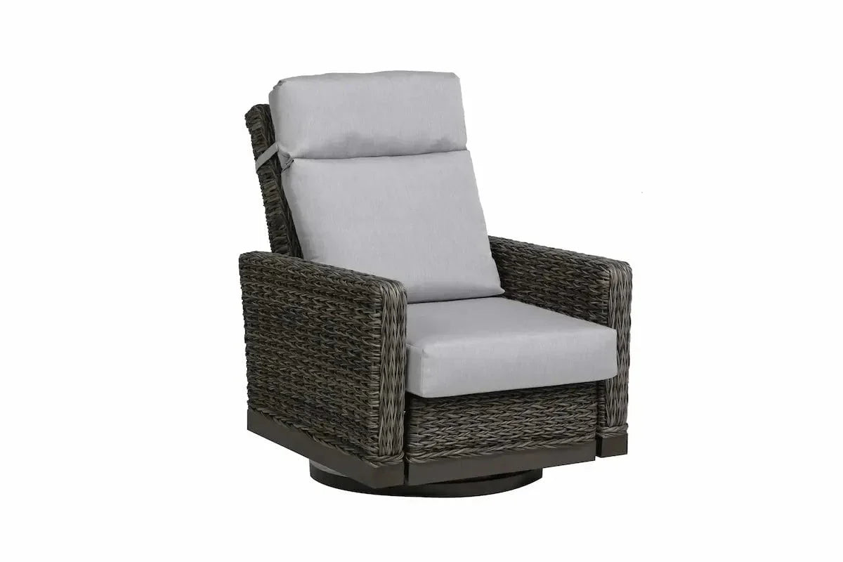 Ratana Boston Swivel Recliner with Cash Ash Cushions