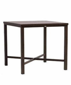 Ratana Canbria 39 Square Counter Table in Hessonite Garnet