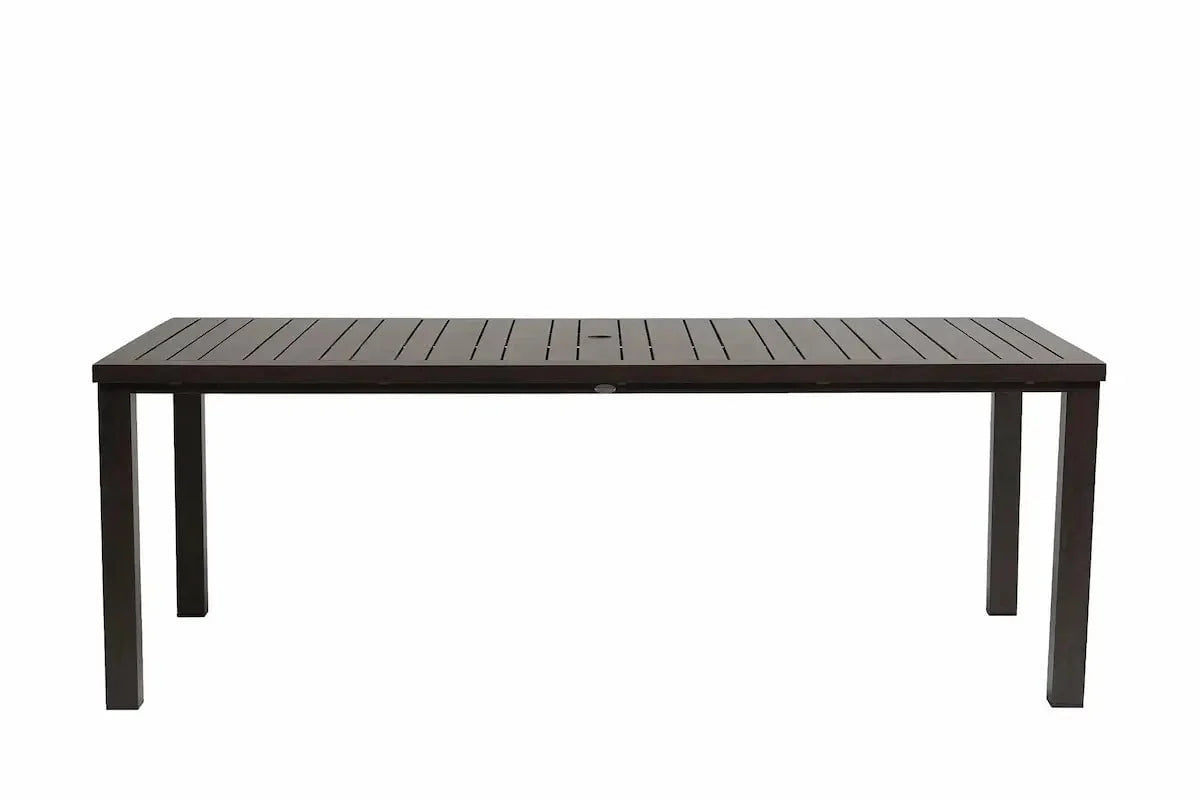 Ratana Canbria 84 x 44 Rectangle Dining Table in Hessonite Garnet