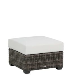 Ratana Coral Gables Ottoman with Switch Flax Cushion