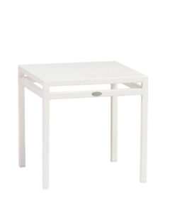 Ratana Toscana Side Table White Finish