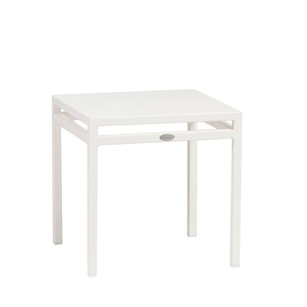 Ratana Toscana Side Table White Finish