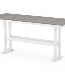 Polywood: Farmhouse Trestle 38 x 96 Bar Table