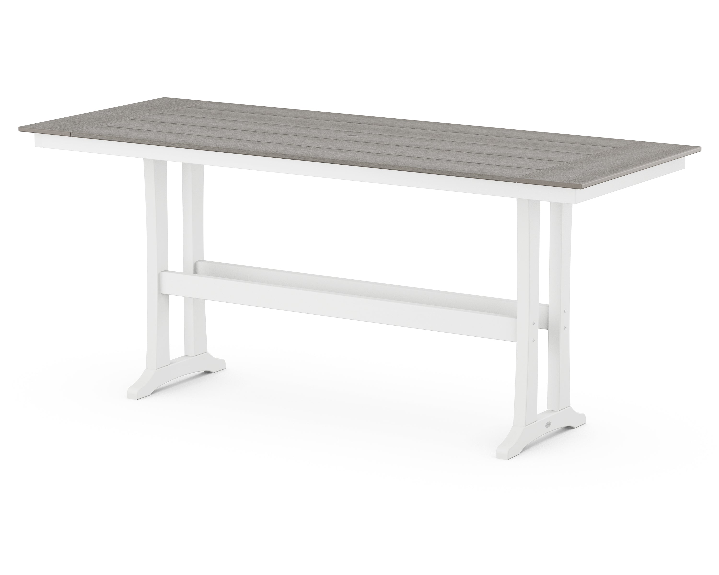 Polywood: Farmhouse Trestle 38 x 96 Bar Table