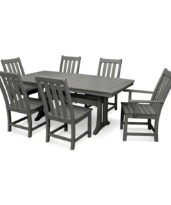 Polywood: Vineyard 7-Piece Dining Set with Trestle Legs