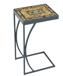 Local Special. Floor Model. KNF Neille Olson C Table with Malibu Mosaic Top