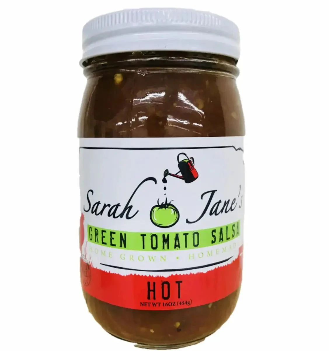 Sarah Jane Hot Green Tomato Salsa