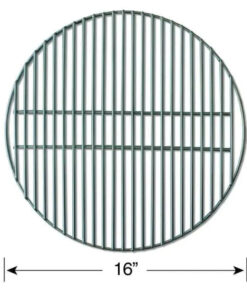 Smokeware 16 Stainless Steel Replacement Grate for Medium Big Green Egg
