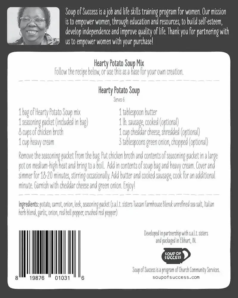 Soup of Success Hearty Potato Soup Mix - Image 3