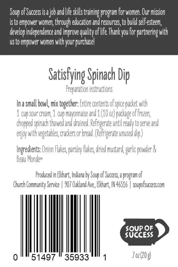 Soup of Success Satisfying Spinach Dip - Image 4