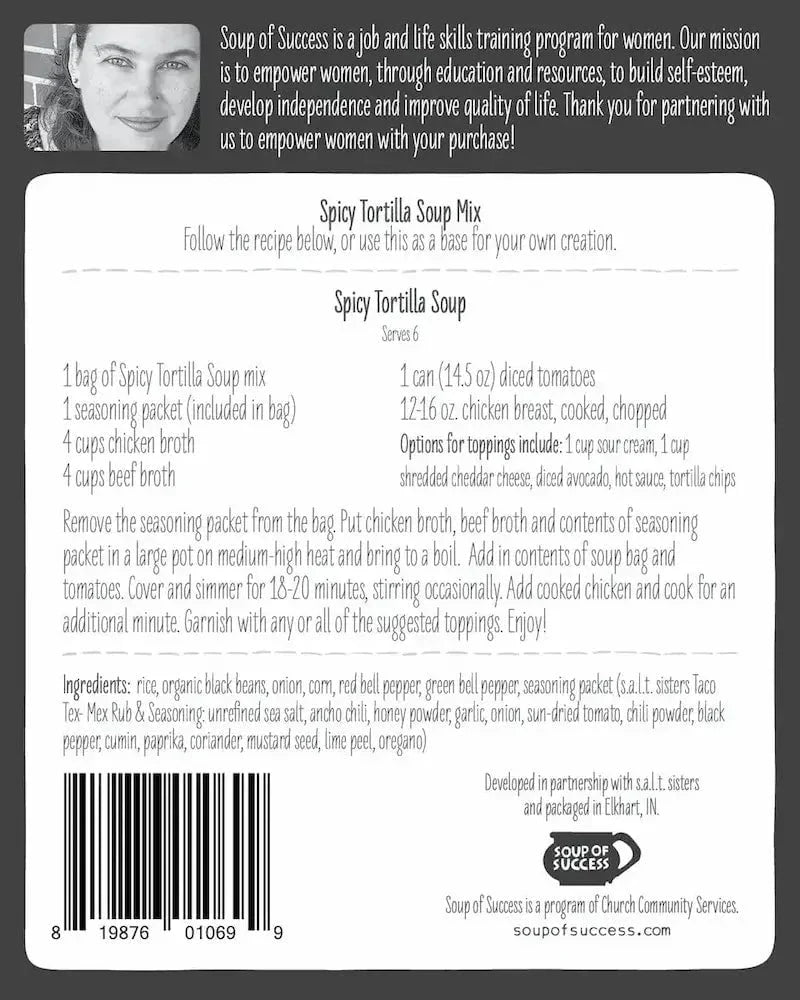 Soup of Success Spicy Tortilla Soup Mix - Image 3