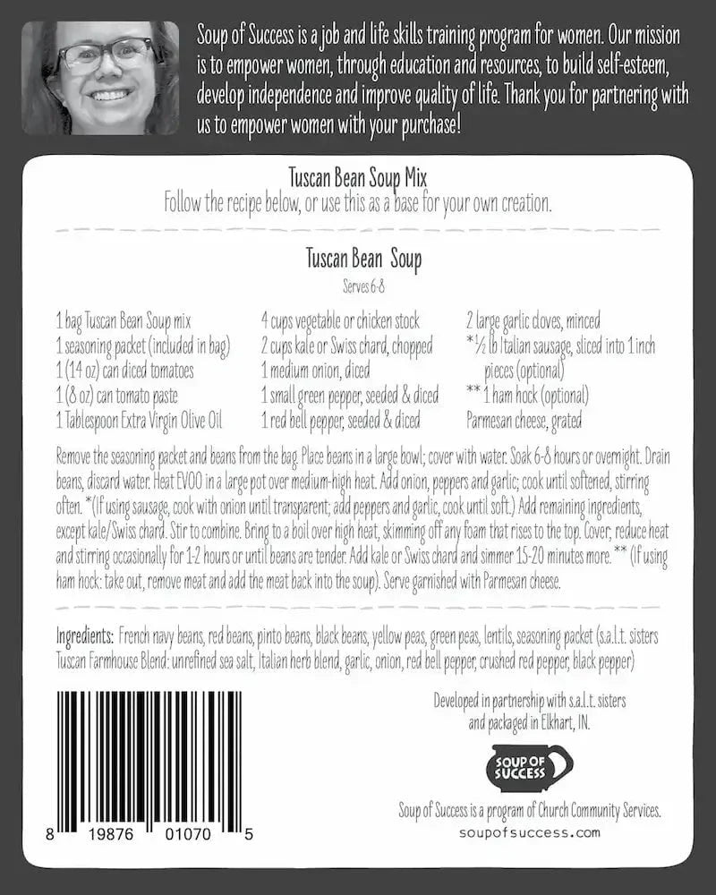 Soup of Success Tuscan Bean Soup Mix - Image 3