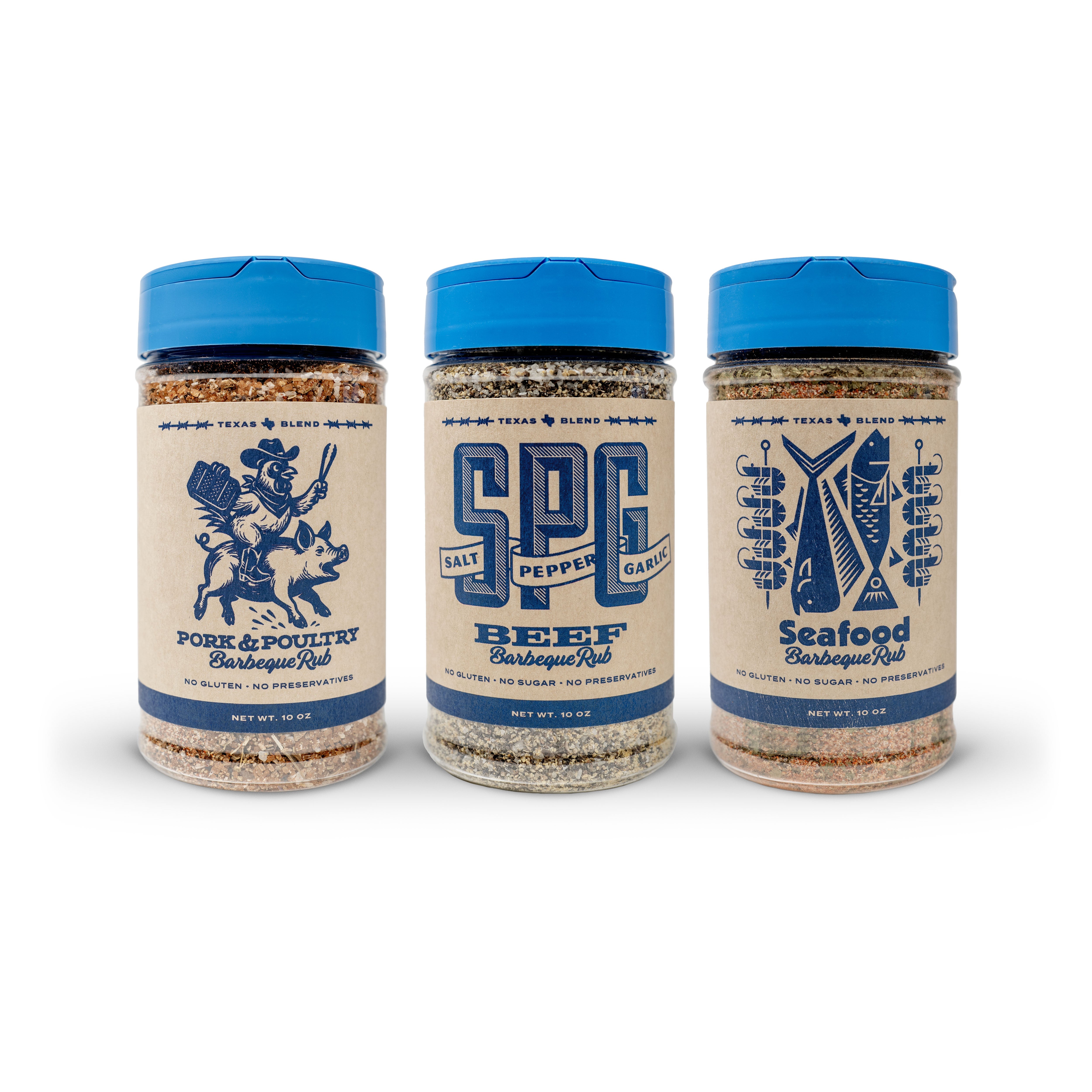 BBQ Seasoning Trio